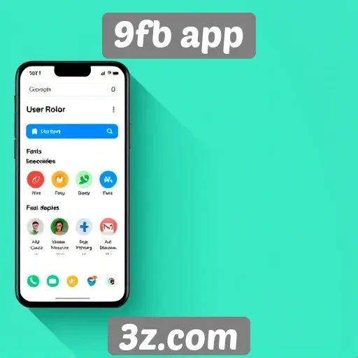 Explorando a interface do usuário do 9fb app